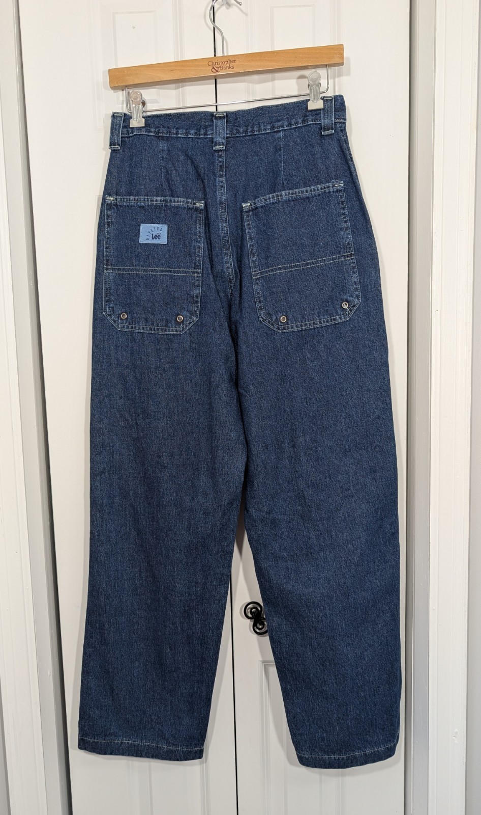 Lee Vintage Jeans Girls Juniors Size 16 28×29 Baggy Bootcut Jeans