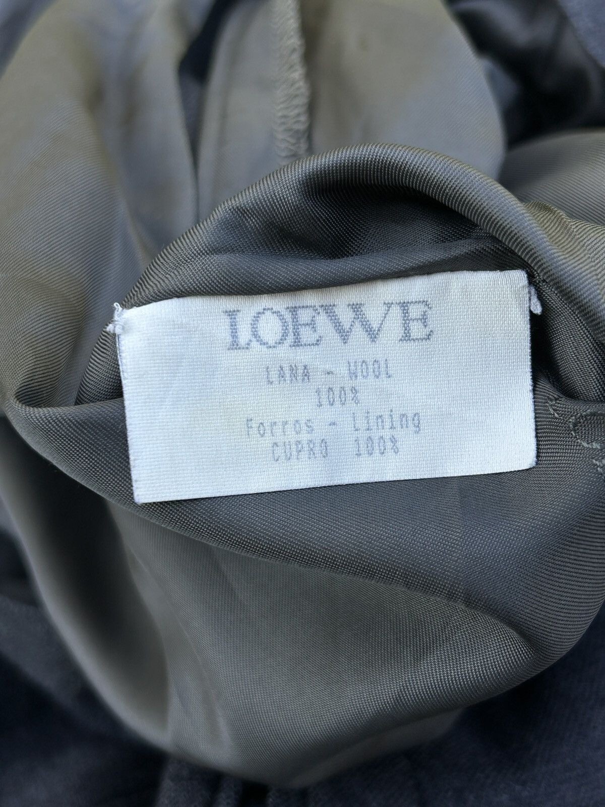 80s Vintage Loewe Madrid 1986 Wool Casual Trousers Pants Size 40
