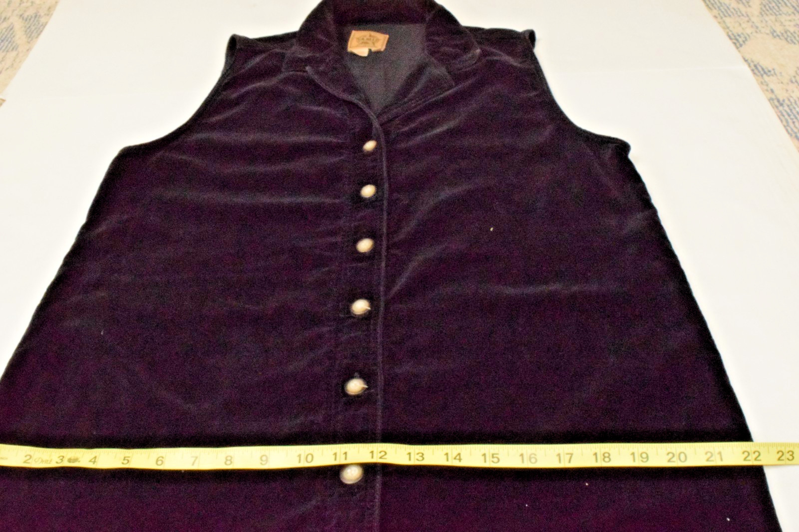 Vintage Dress AMI Alexandre Mattiussi Size XL 90s Midnight Black Velvety Cotton