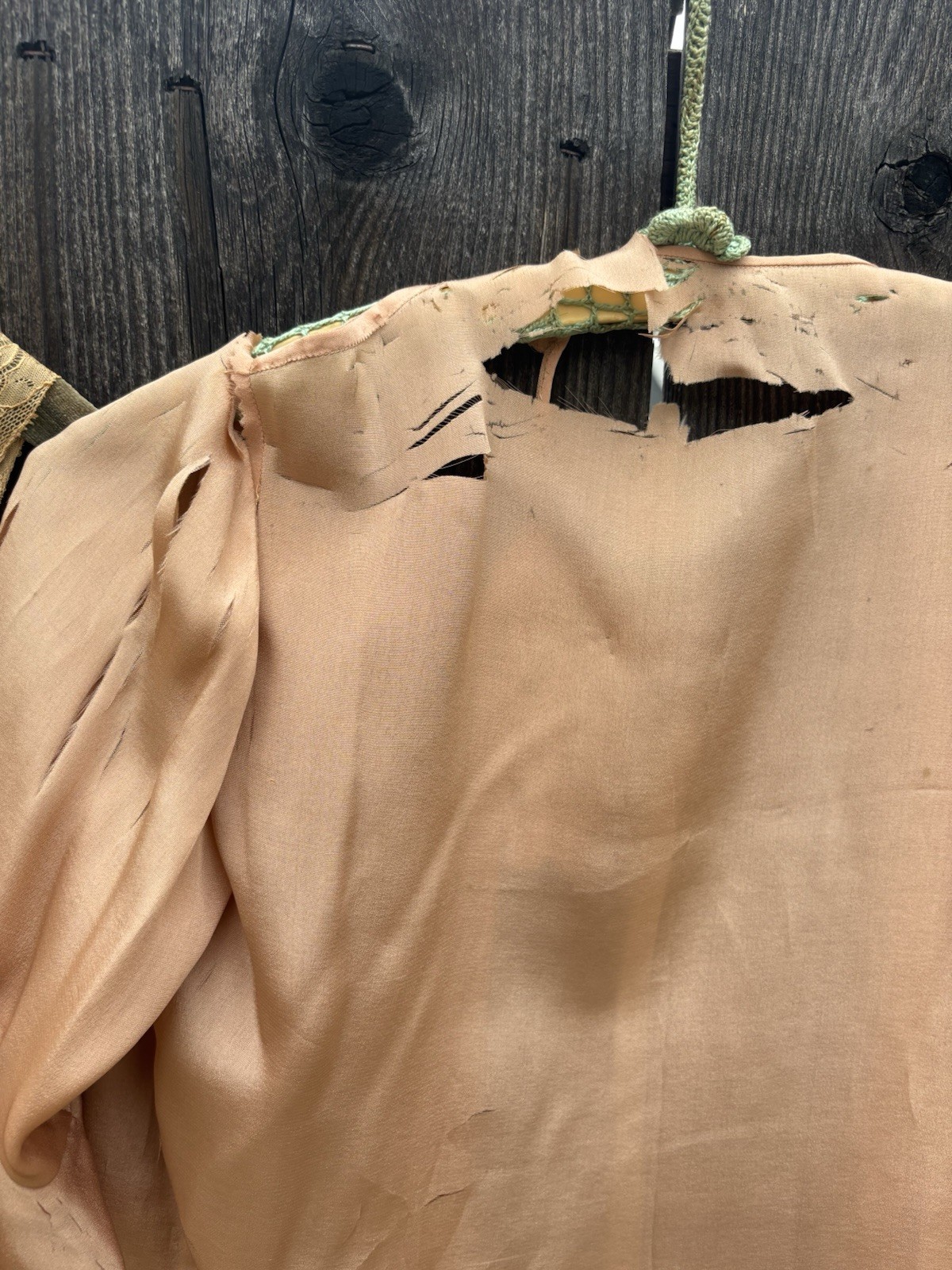 Vtg 20’s/30’s Silk 3 Piece Set Shattering Throughout For Study Or…