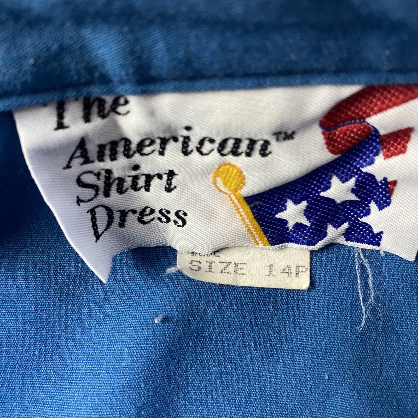 VTG | The American Shirt Dress Black Vintage Uniform Workwear Size 14P