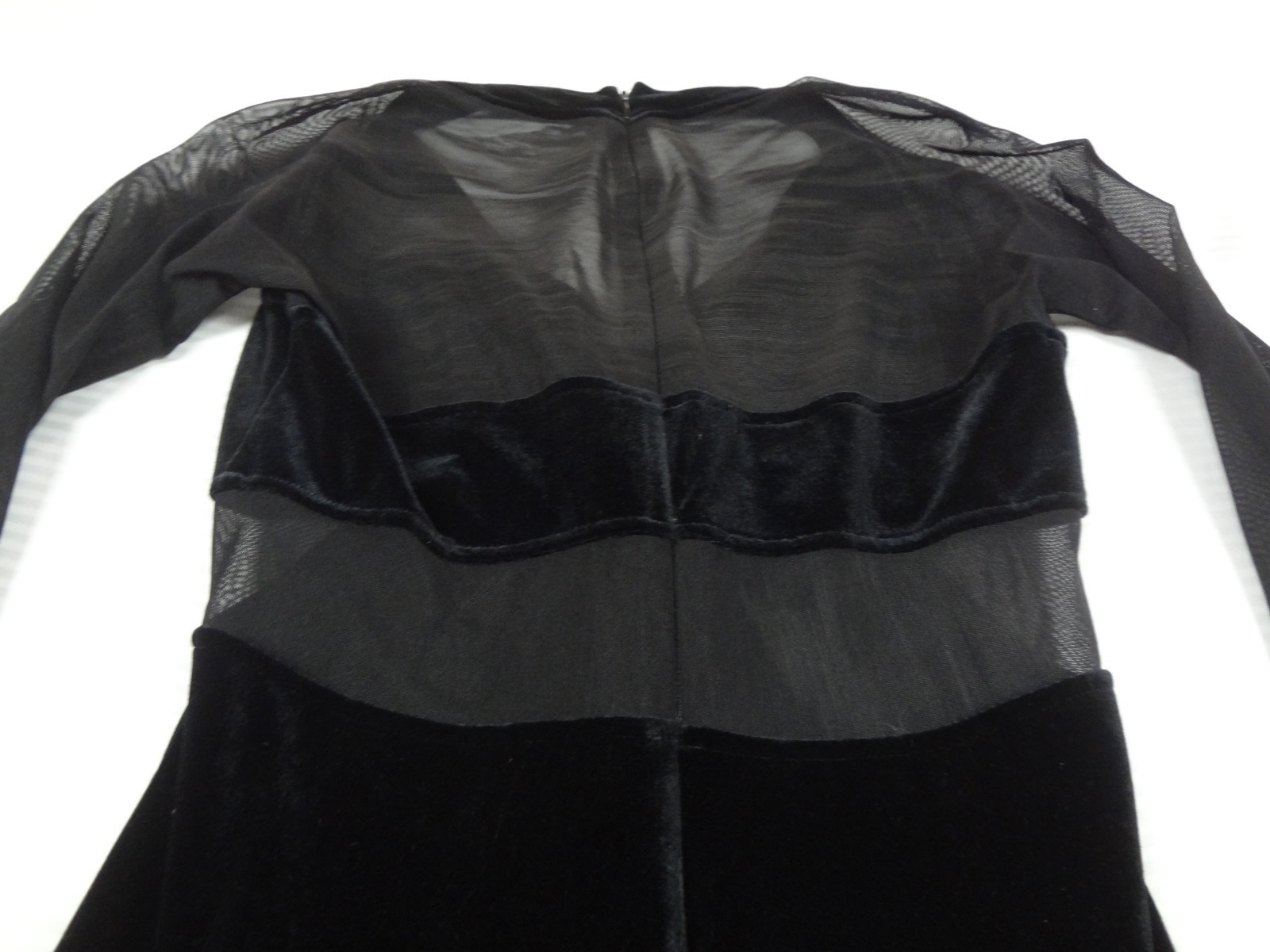 VINTAGE 1990s NIKI LIVAS BLACK VELVET FORMAL GOWN WOMENS SIZE 8 DRESS L823