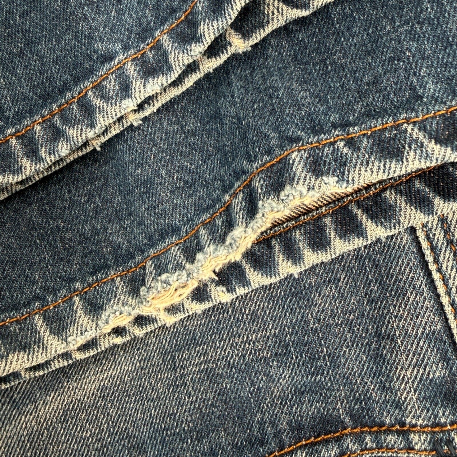 Vintage Diesel Jeans Women 26 Blue Denim Flare Leg Y2K Boho Bootcut Western