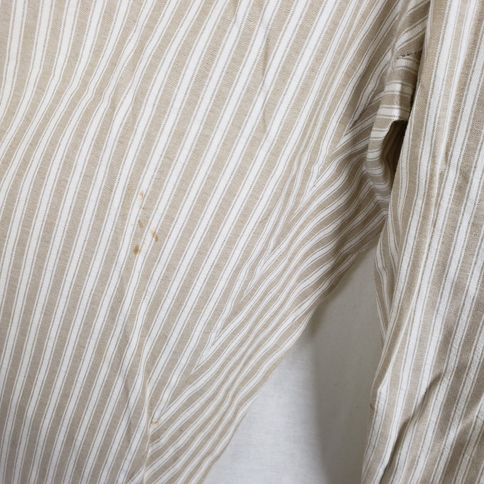 Vintage Andrew McMullan Seersucker Striped Pull On Capri Slacks Pants Womens 14P