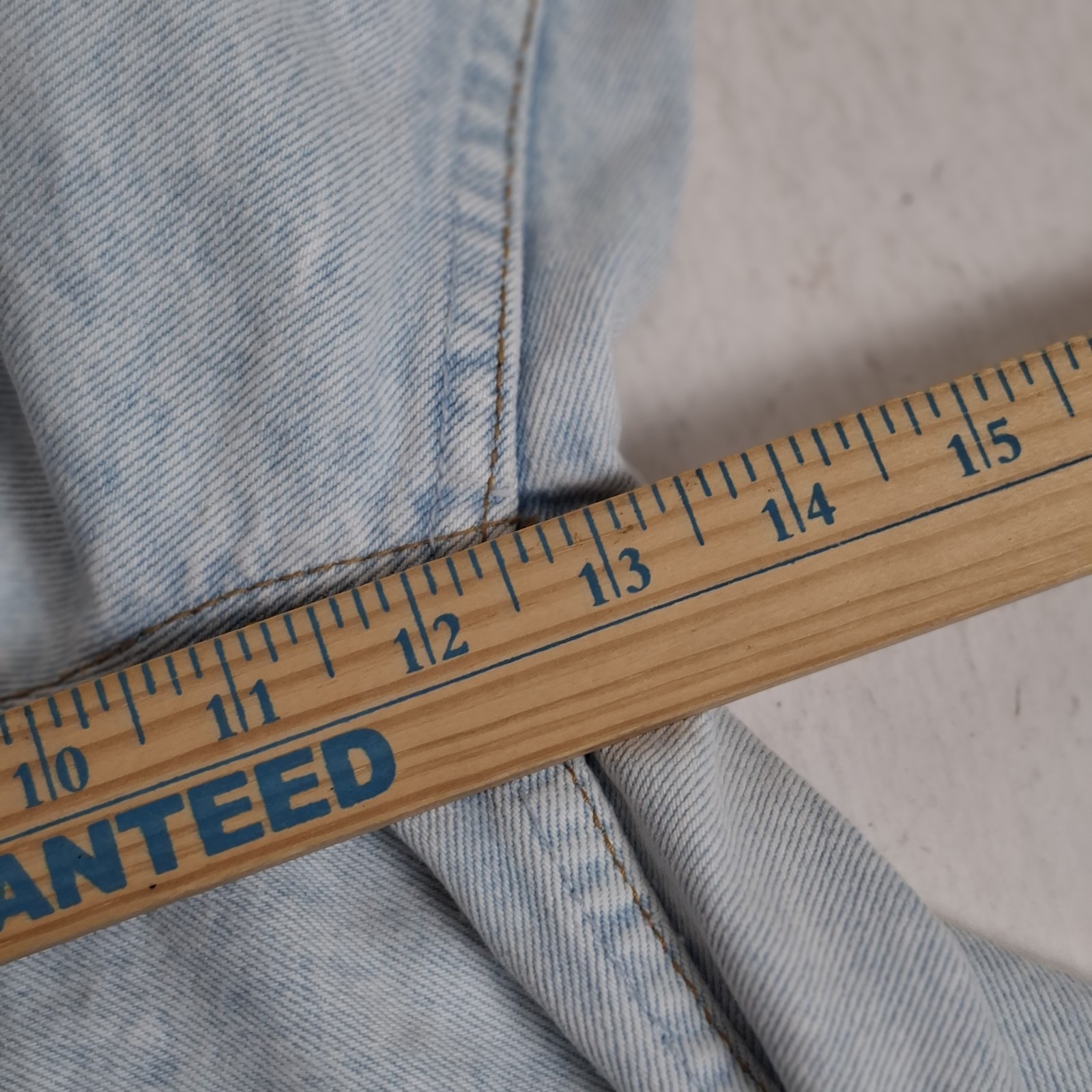 VTG Lawman Jeans Women Sz 13 Western High-Waist Light Wash Tapper Denim Pant 80s