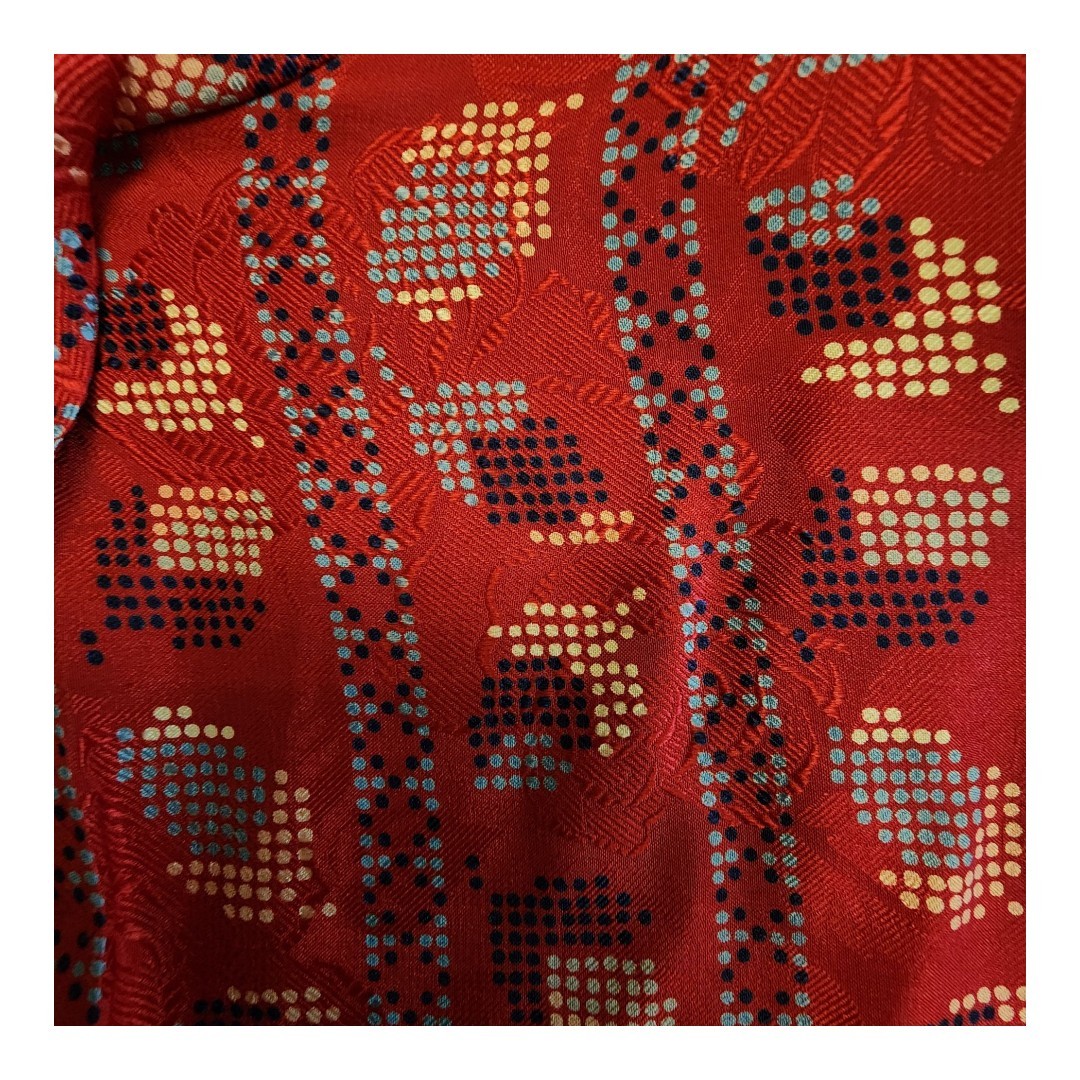 Halston III Vintage 80’s Red Floral Blouse Very Rare Super Condition Size 8 Silk