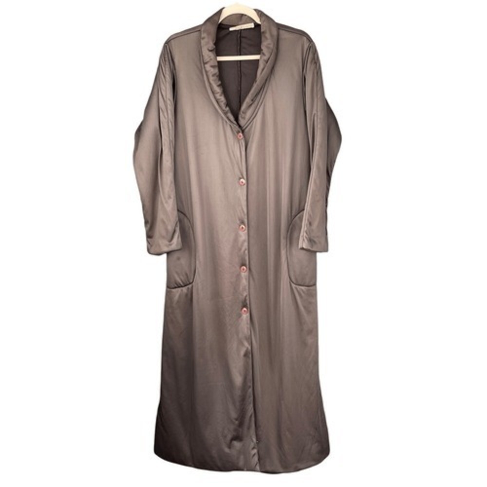 Vintage John Kloss for Cira Robes Long Full Length Button Front Robe Duster