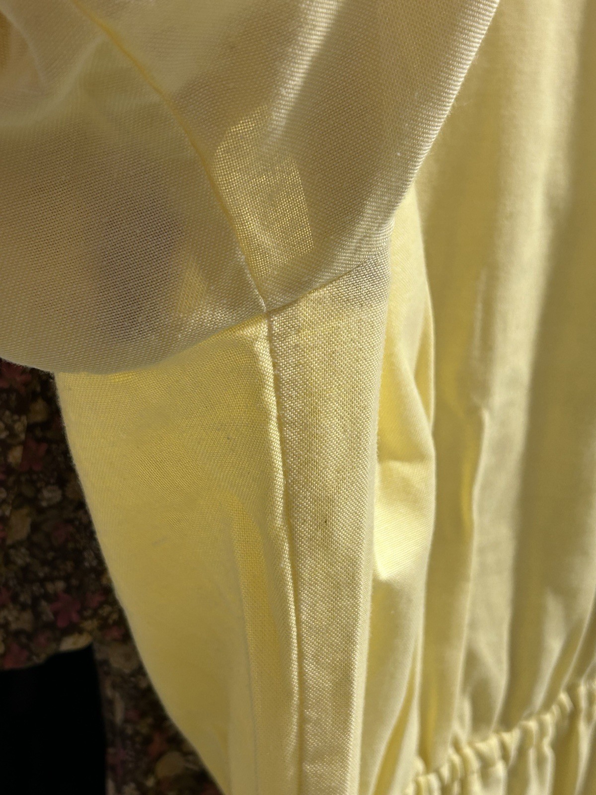 Vintage Kenny Classics Yellow Waitress Style Dress Size 12 All Original Buttons