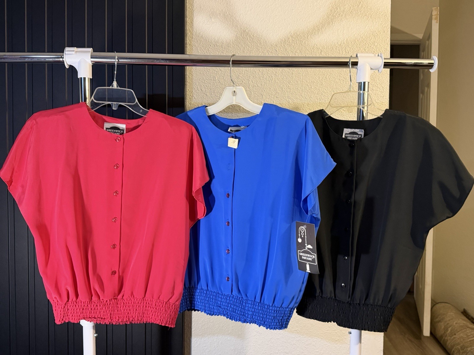Vintage Bulk 17 Women’s Dress Shirts From 70S 80S And 90S 4 Pieces Are Deadstock