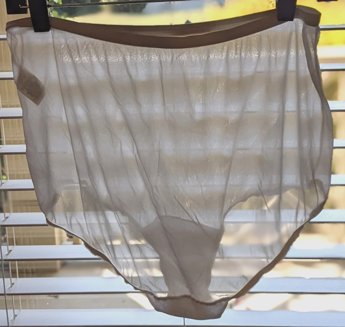Vintage Vanity Fair Ivory Nylon Panty Style 15-712 Sz. 7/44