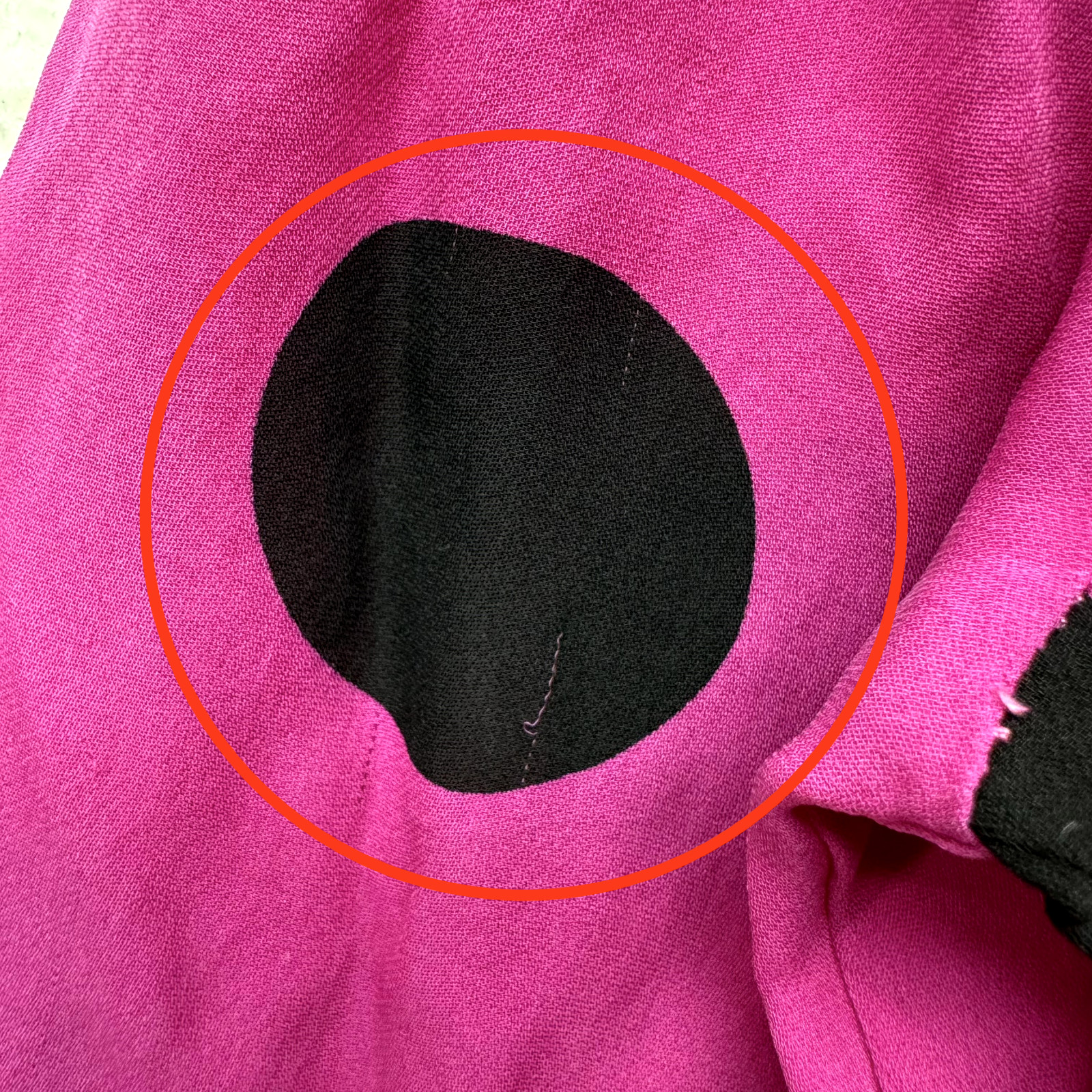 90s Y2K Vintage Anna Sui Top Blouse Small Silk Neck Tie Pink Black Polka Dot