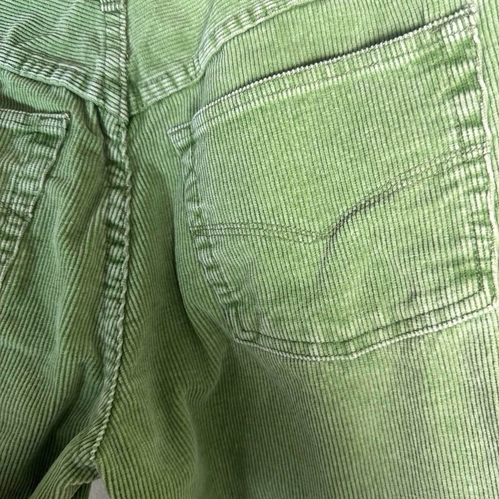90’s/Y2K express Lime Green corduroy Pants Grunge Riot Girl Indie Sleaze Sz 6
