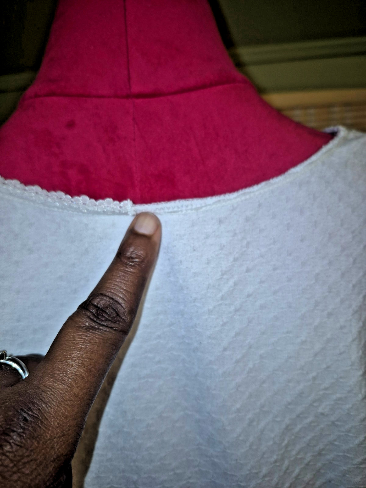 Vintage Barbizon Baby Doll Cotton White Lace Trim Nightgown Size 2X
