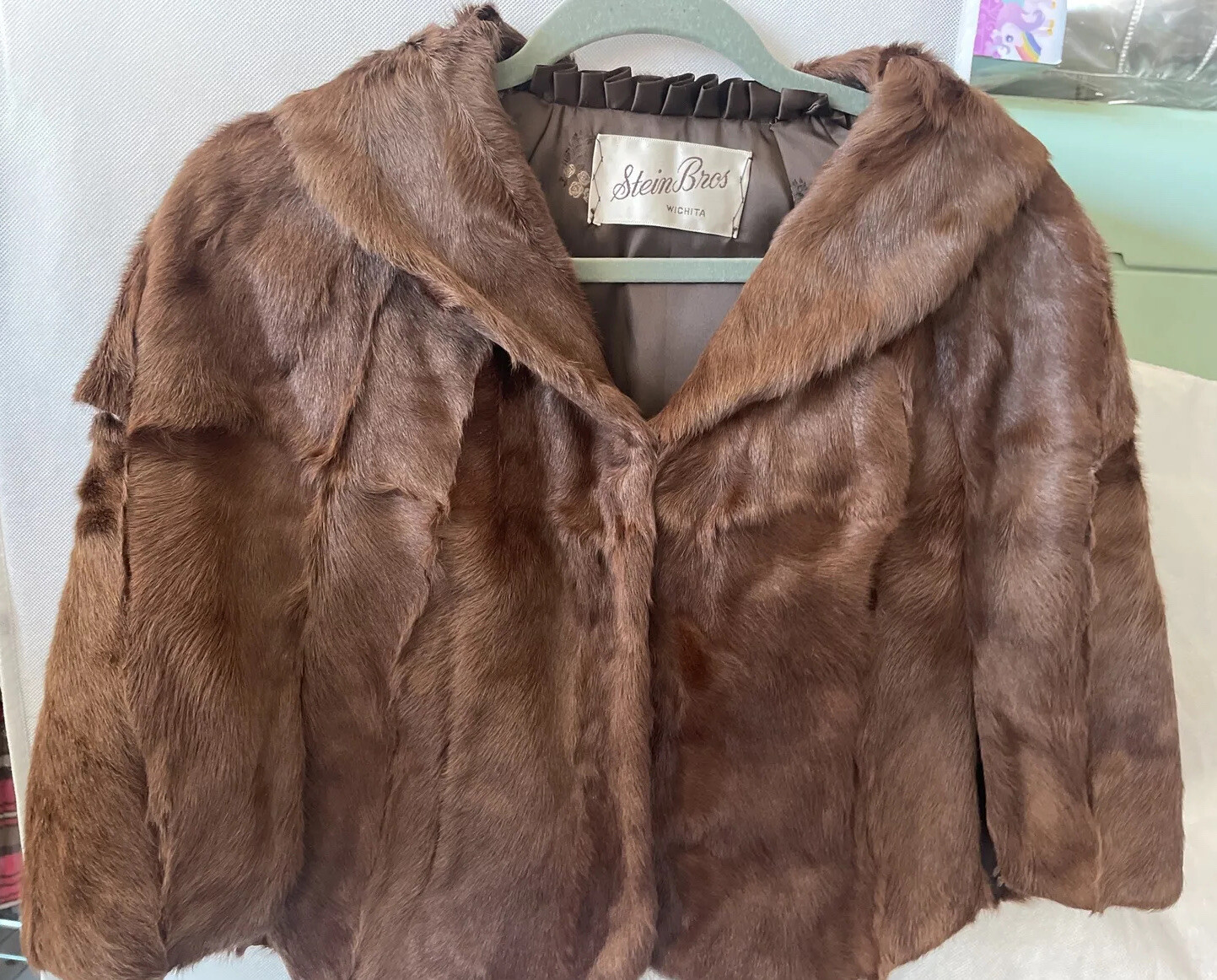 Vintage Stein Bros. Mink Shawl/Cape Unsized Fits Small/Med