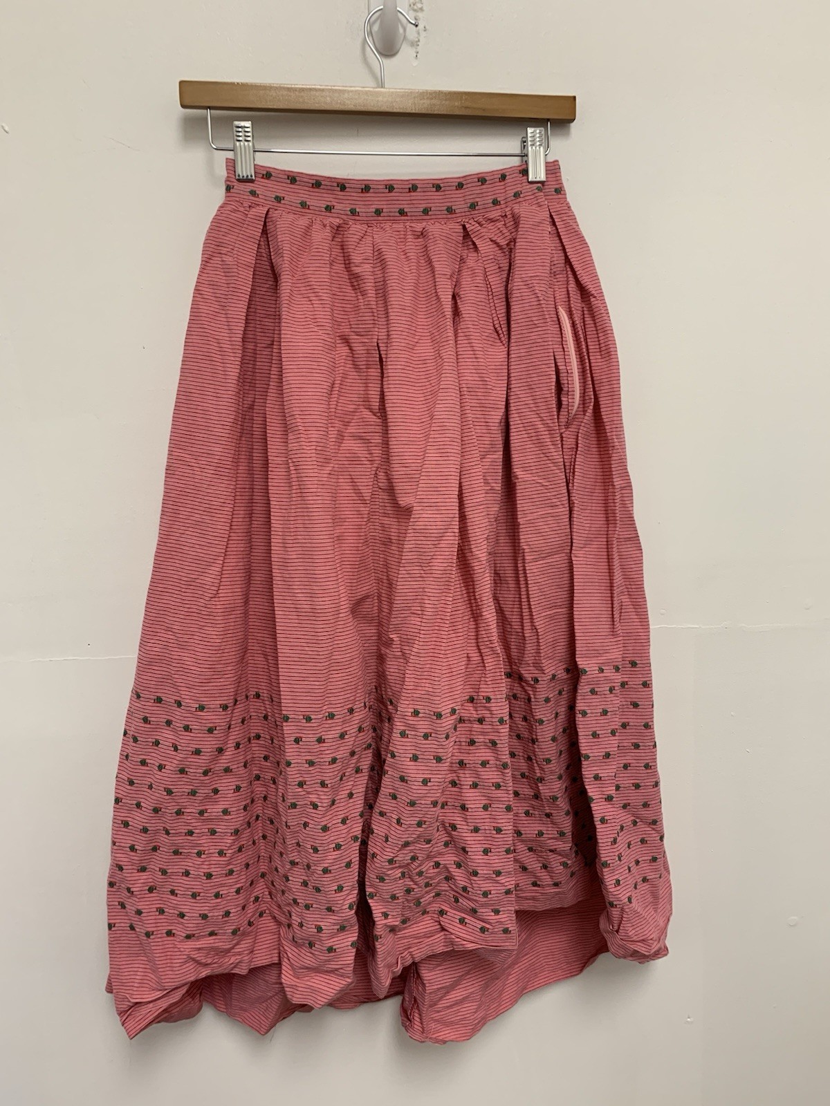 Vintage Austrian Lanz Originals Midi Style Skirt Ditsy Floral Size 38