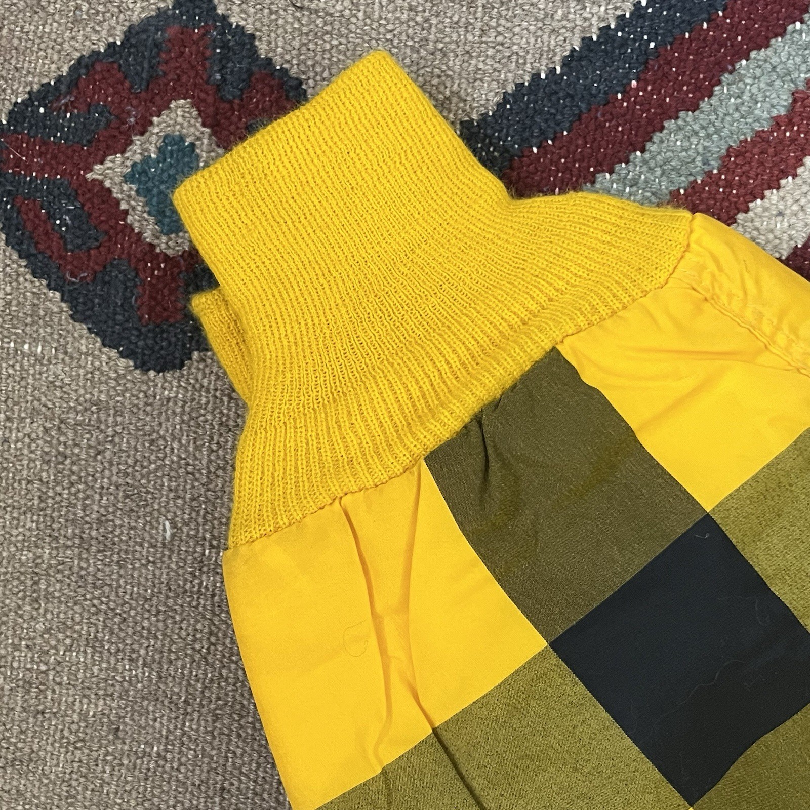 Vintage 50s JC Higgins Snow Winter Ski Pants Women’s 27×32 Yellow/Black Plaid