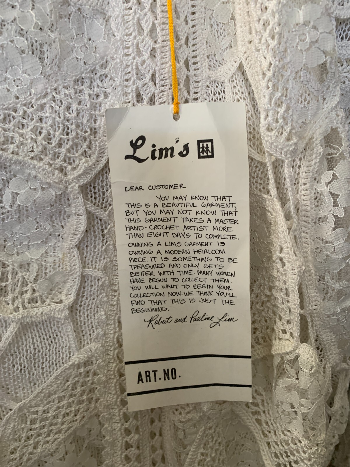 Lim’s 3 Piece Set White Jacket Top & Skirt Crochet Size S NWT