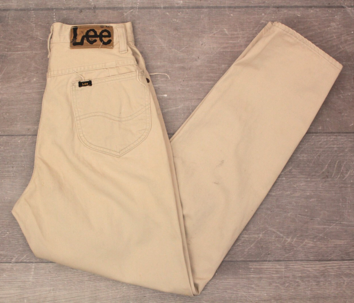 VTG Women’s 60s Cream Lee Lady Westerner Riding Pants / Jeans Sz 26″ 1960s