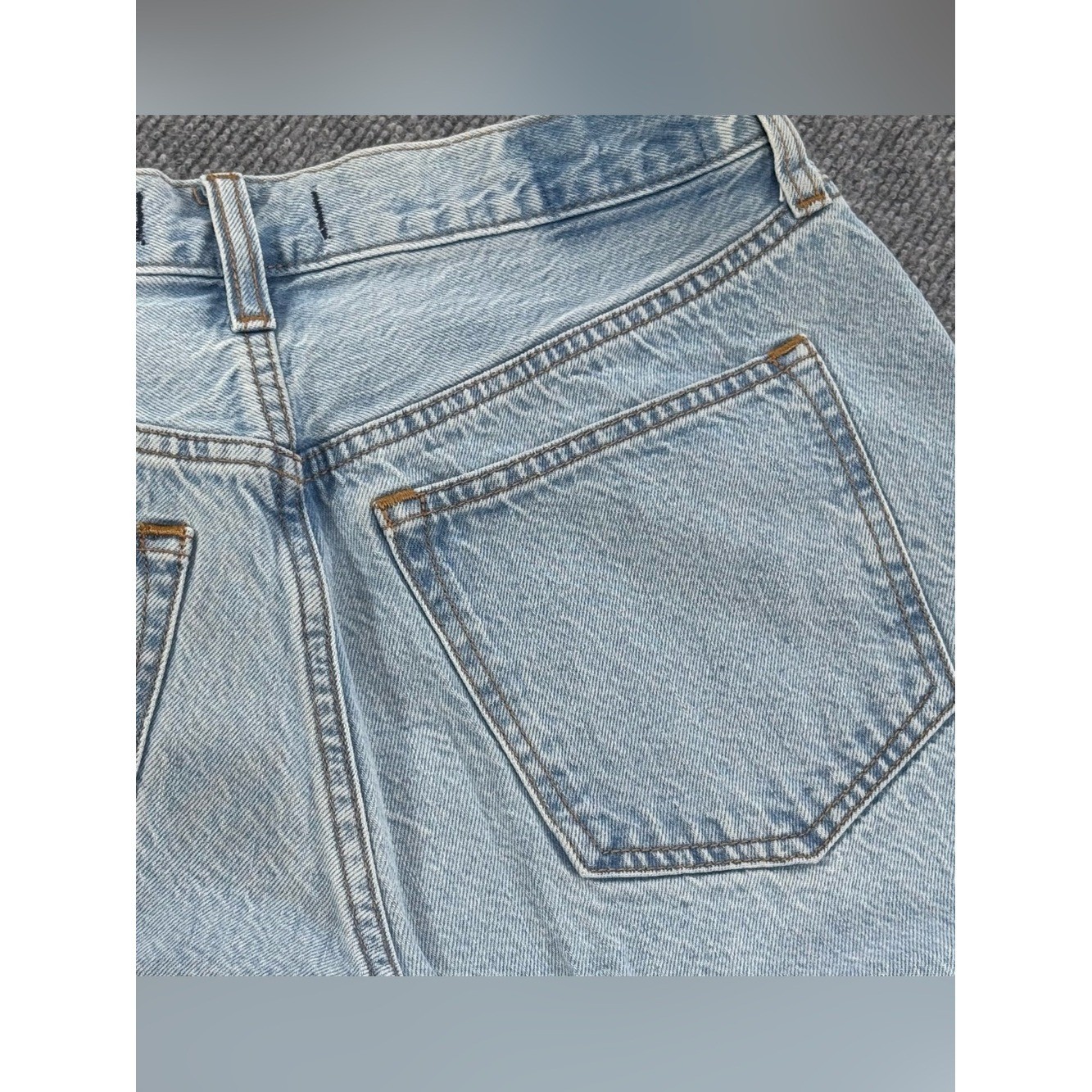 ABERCROMBIE & FITCH Loose High Rise Jeans 8 29 Slouchy 90s Grunge Skater Minimal