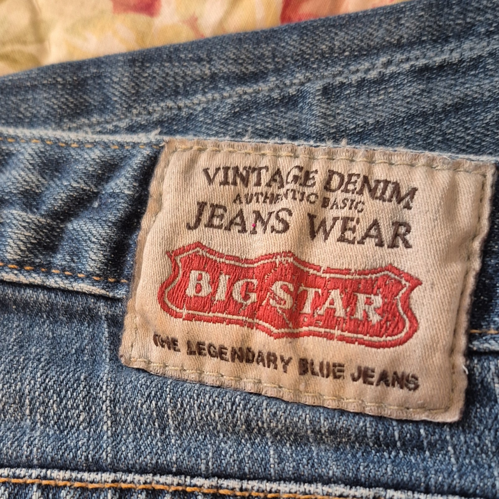 Big Star Vintage Denim Jeans 28R Blue Regular Size Women’s Original Made in USA