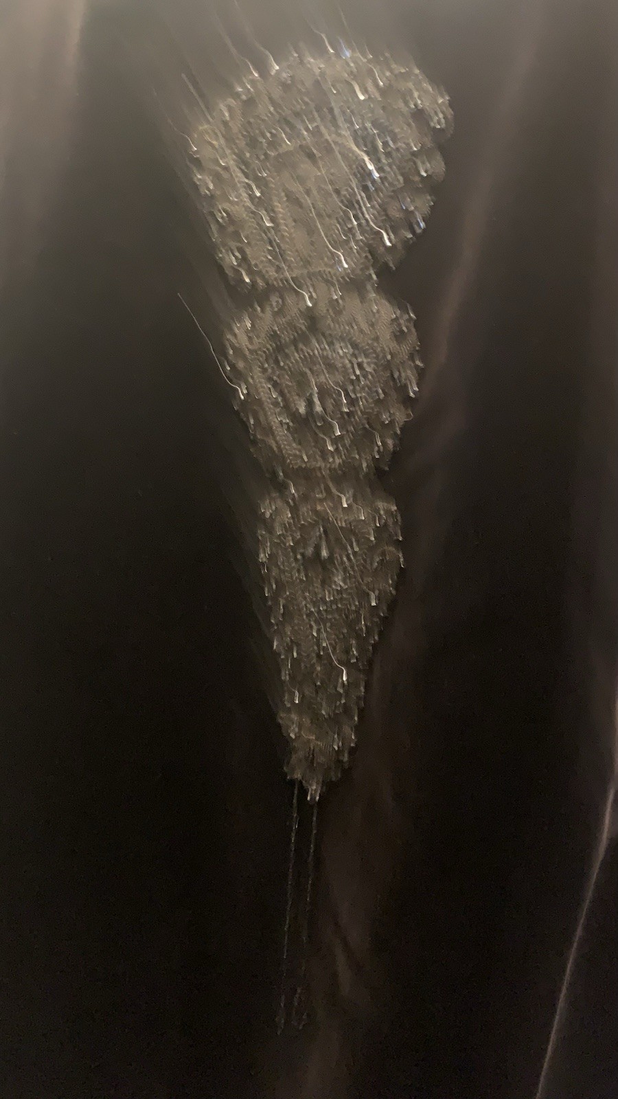 Black Velvet Victorian Beaded Mourning Jacket Appliqué