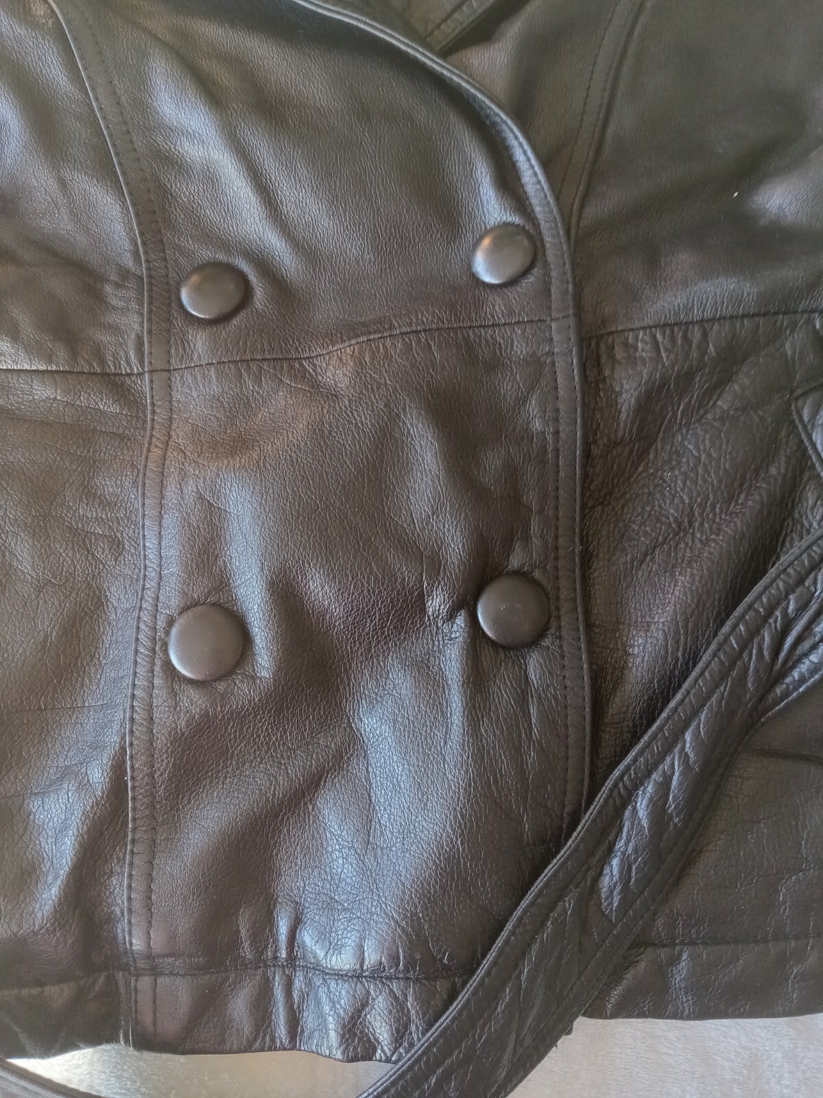 Size M, Wilsons Thinsulate 3M Thermal Insulation Black Leather Jacket, Woman’s