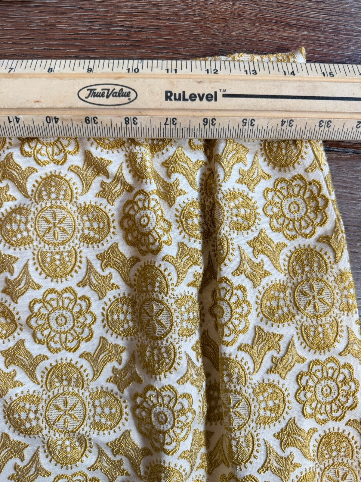 Vintage 1960’s Gold Brocade MCM 2-piece Pencil Dress & Bolero Crop Jacket MOD