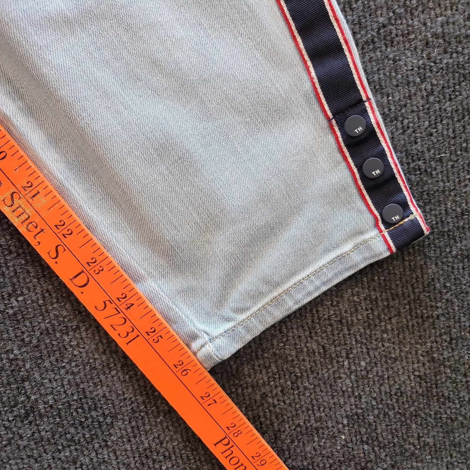 Tommy Hilfiger Woman’s Vintage Jeans Side Stripe Size 14