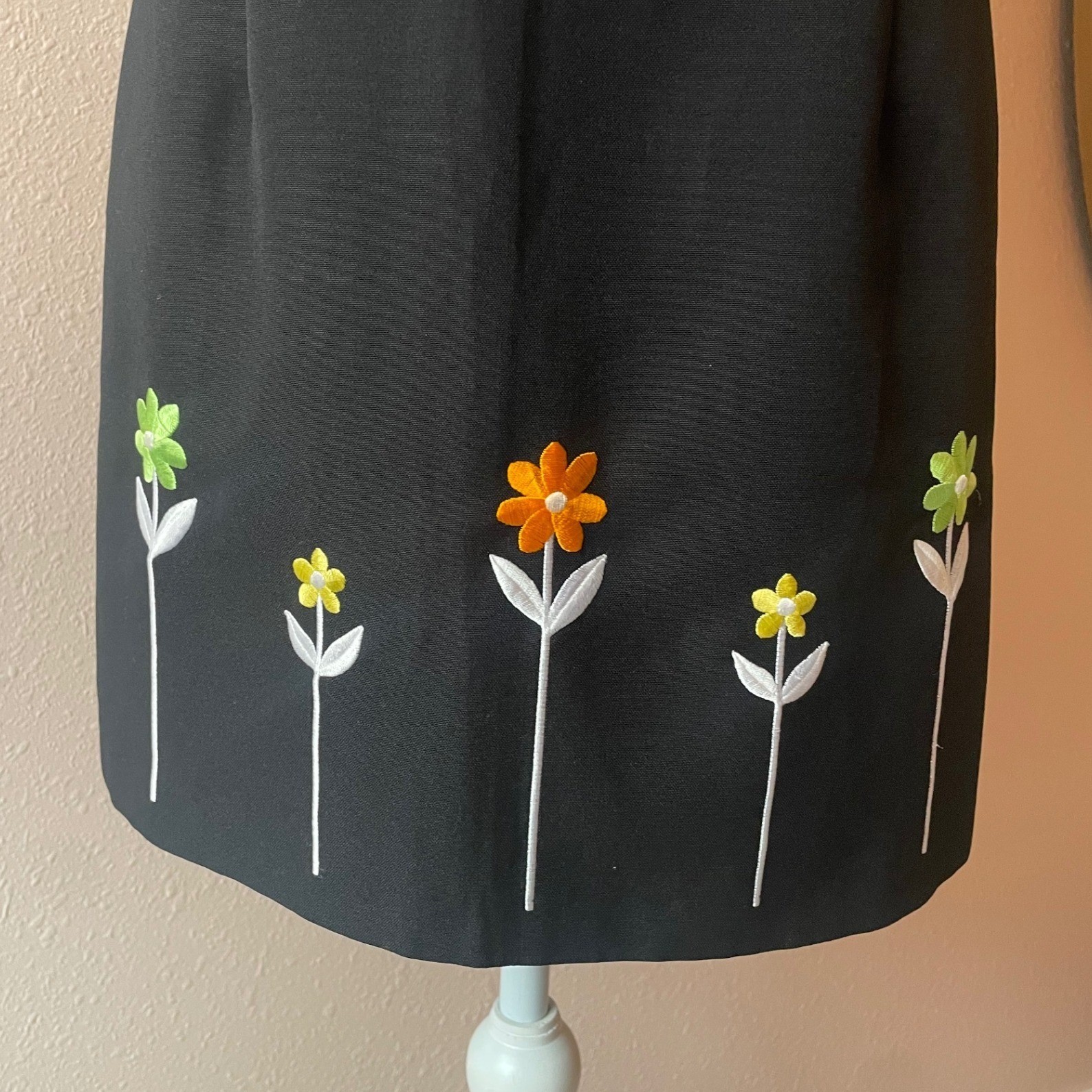 Vintage 90s Floral Cottagecore Overall Dress