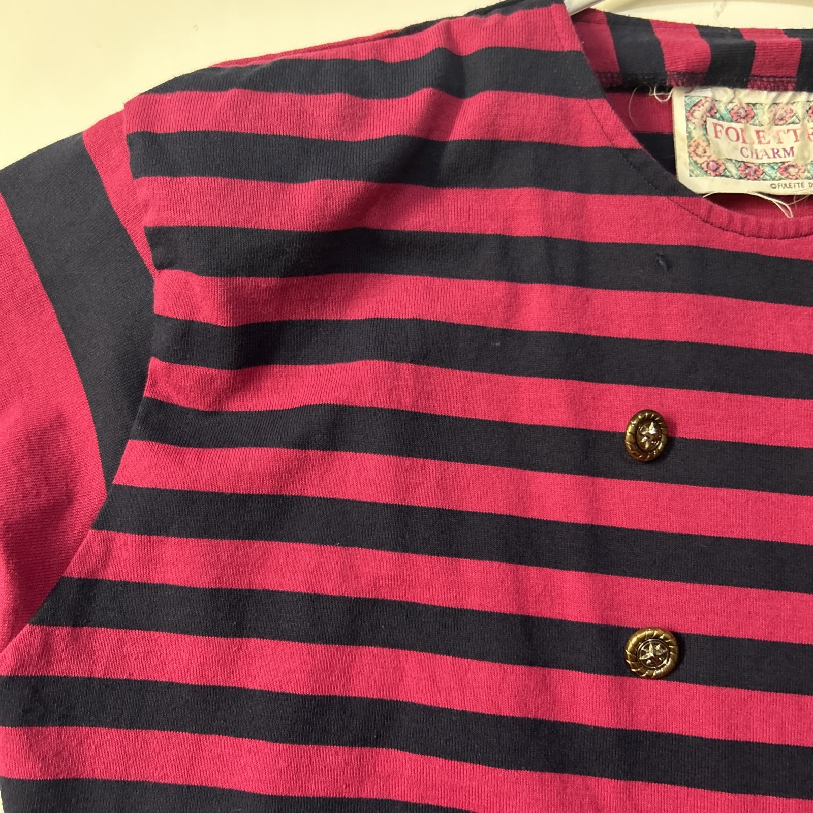 Folette Navy Vintage Nautical Style