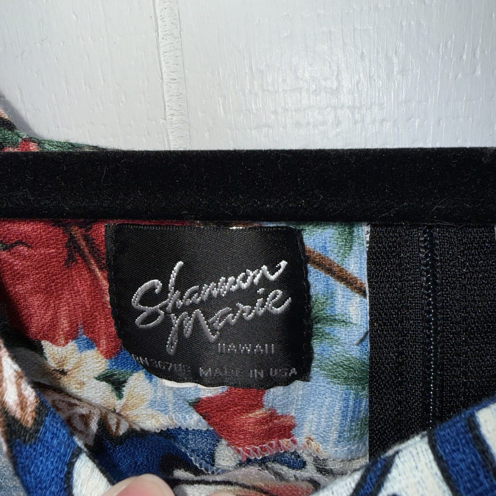 Vintage Shannon Marie Hawaii Mini Dress Hibiscus Floral Beach Cruise Size S