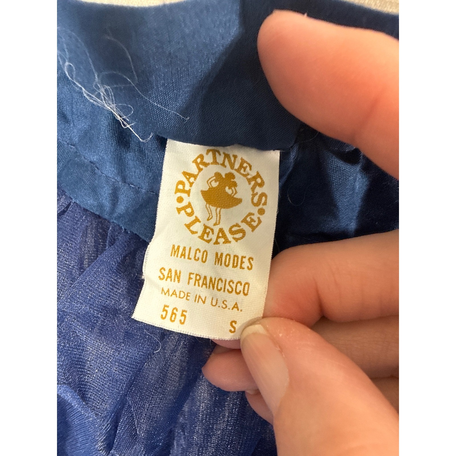 VTG Partners Please Malco Modes Navy Blue Petticoat Square Dance Crinoline 565 S