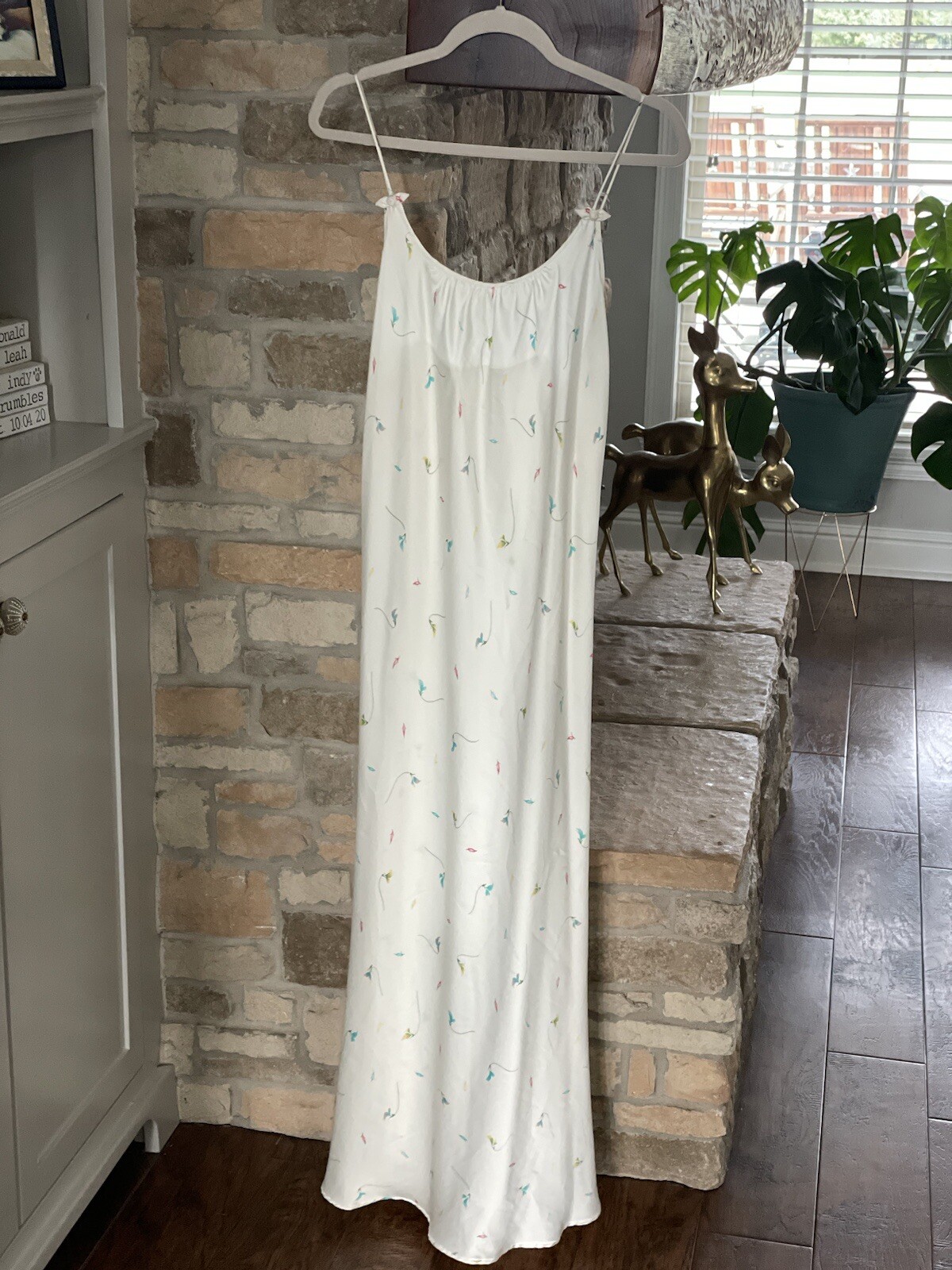 Georgette Trabolsi Womens Size M Lingerie Night Gown With Matching Robe Size S.