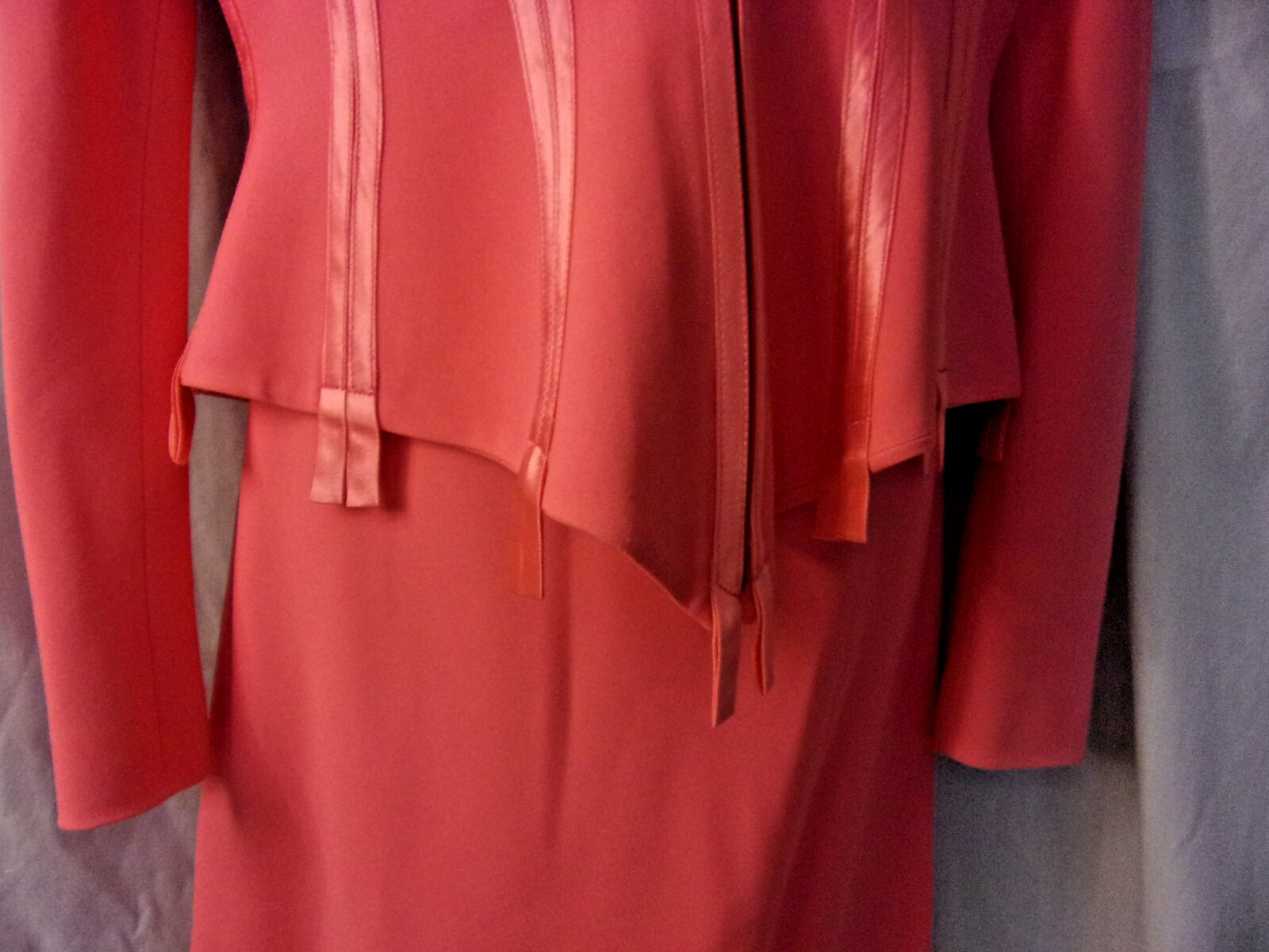 Vintage 1980S Evelyne Mandel Paris Barbie Pink Skirt Suit 10 Super Cool