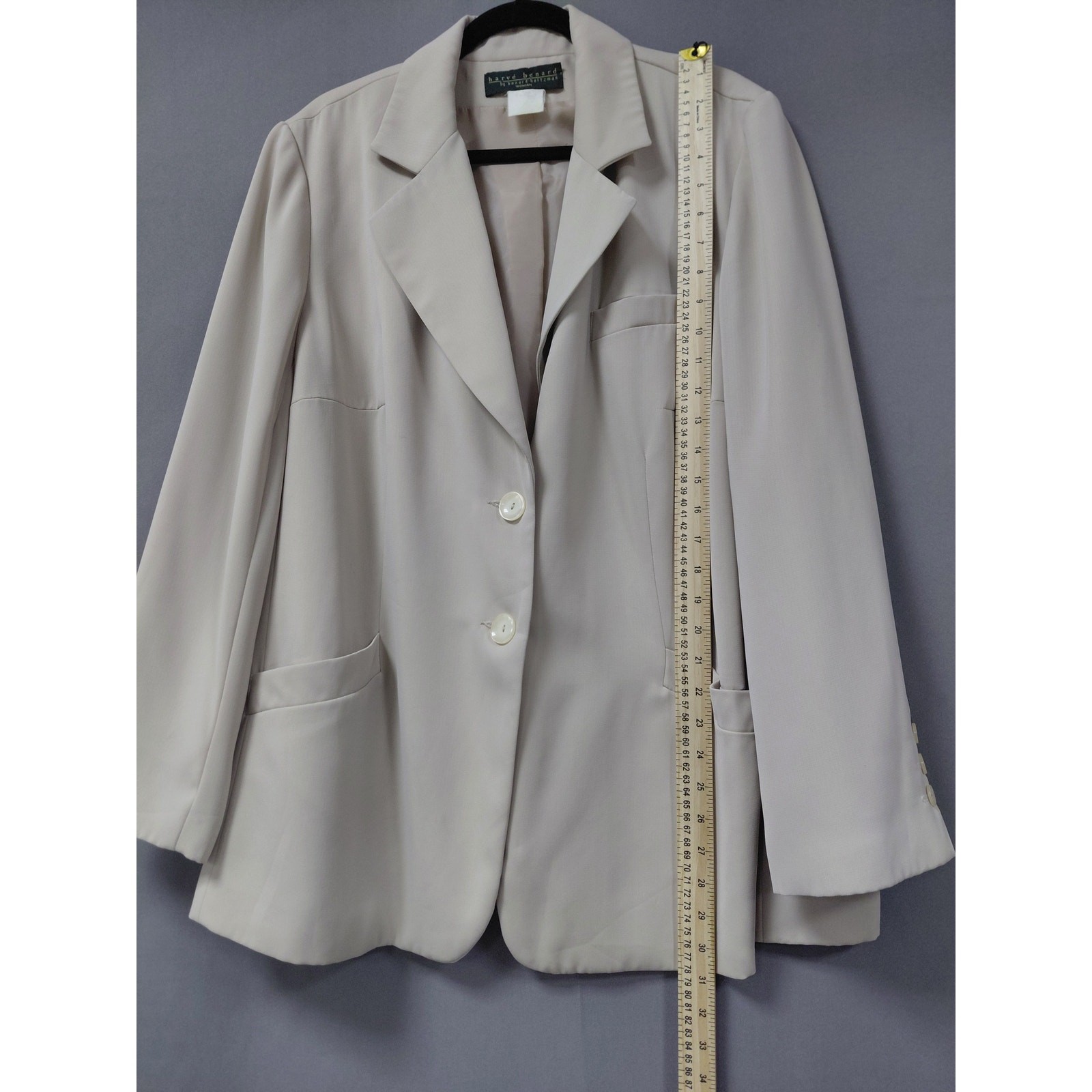 Vintage Harve Benard Two Button Blazer Jacket Women See Measurements