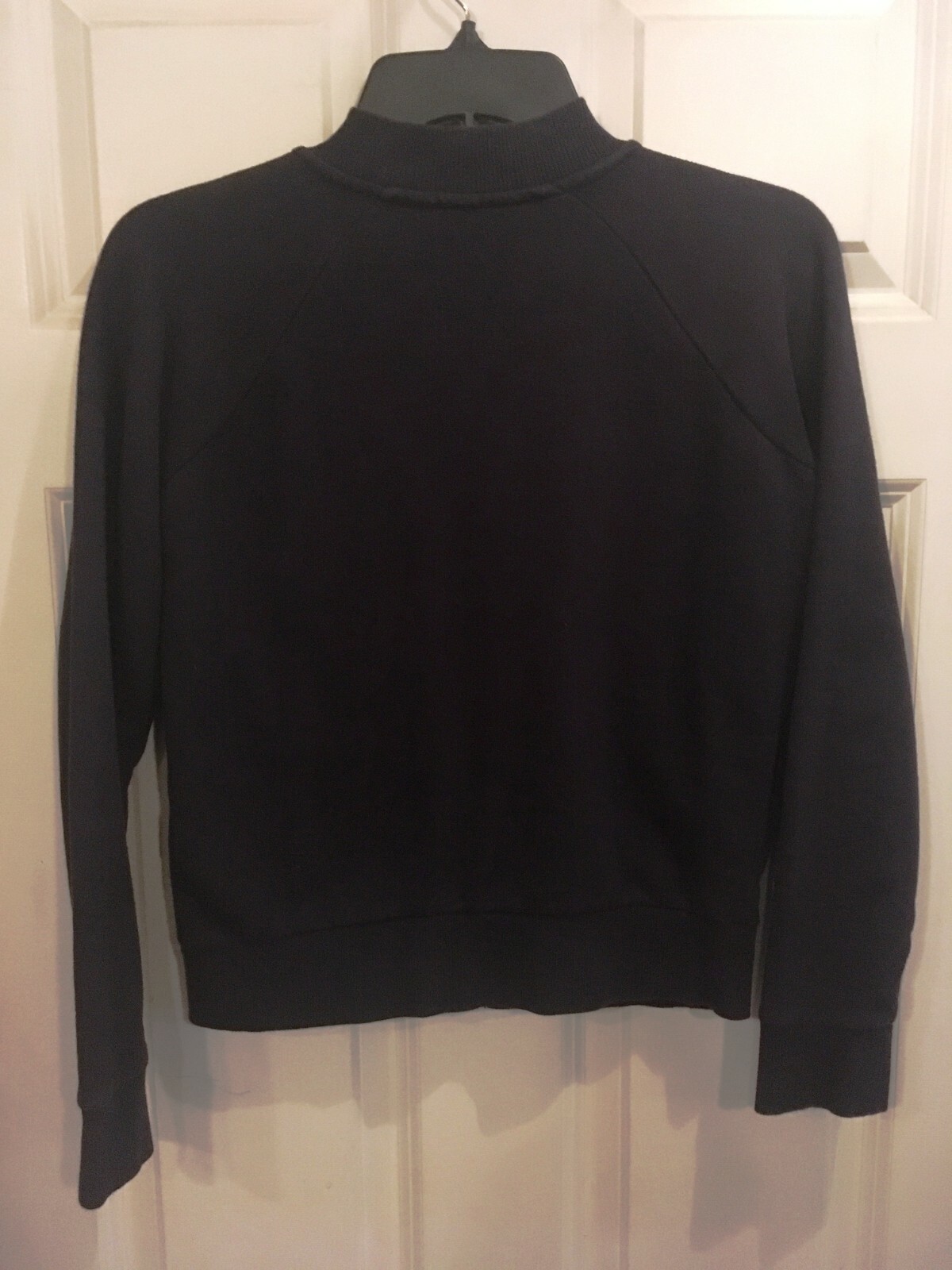 Vintage Banana Republic Beaded Knit Bomber Jacket Navy Blue Retro Size XS