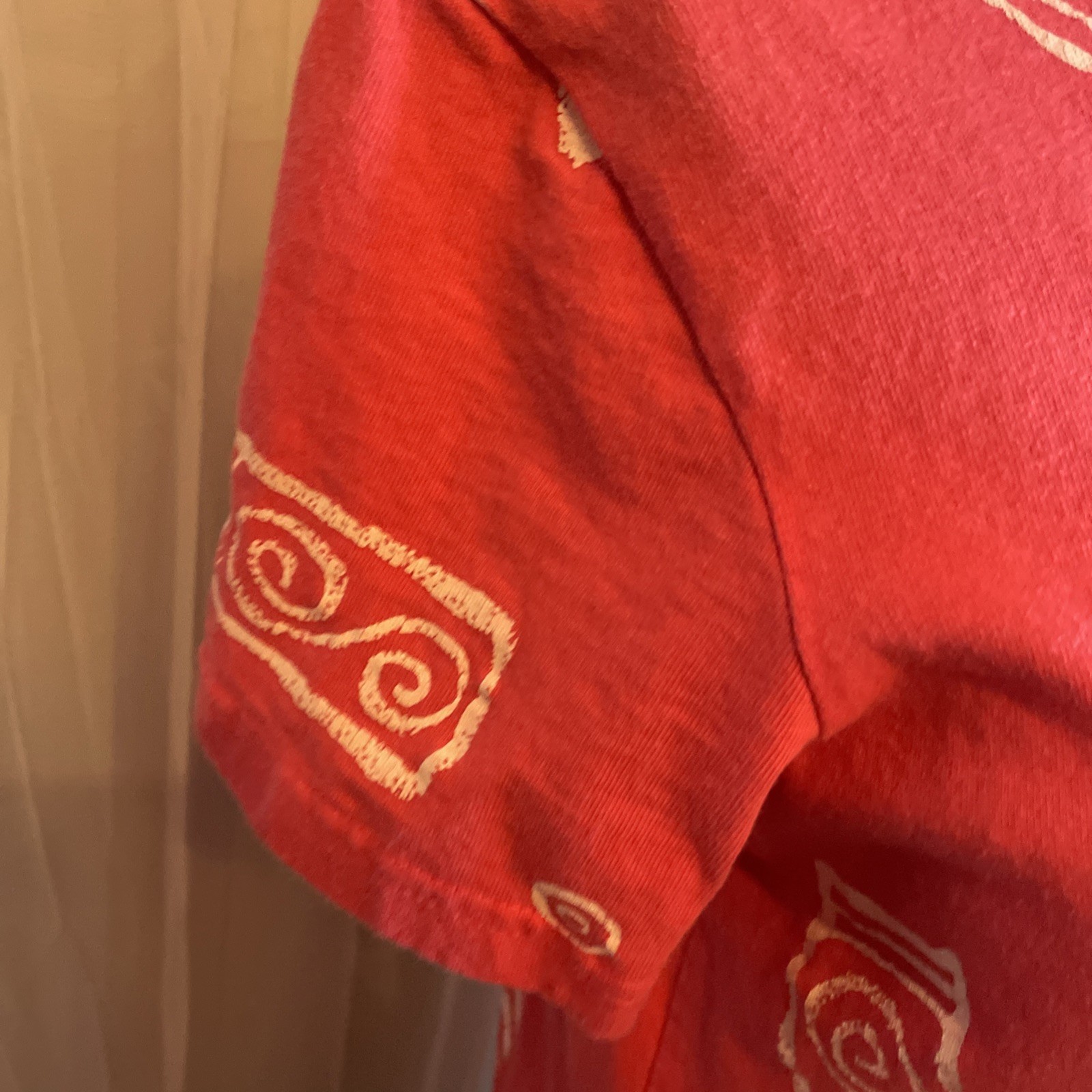 Vintage Womens Size Large 90s Stretchy Up Fish Sea Red Dress Sassy Brand