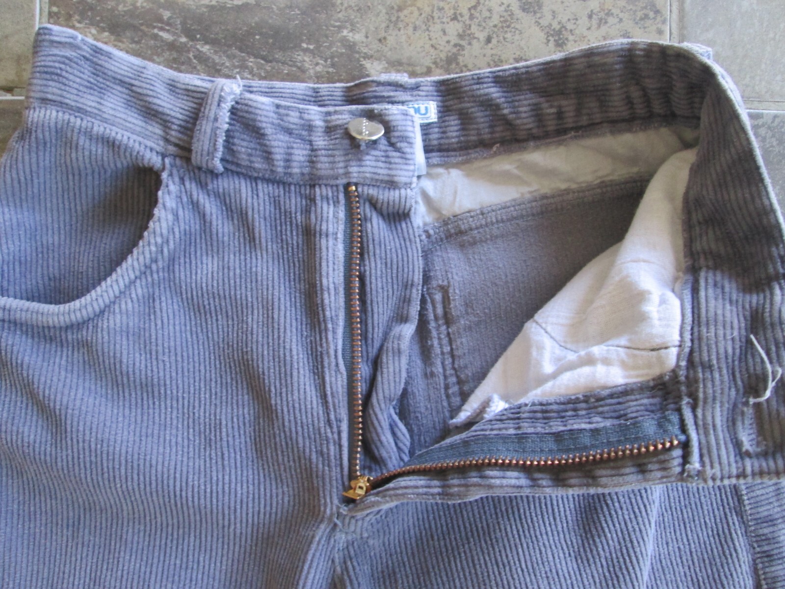 Vintage JouJou Corduroy Pants 9/10 26×27 Mom High Waist Purple Pleated Tapered