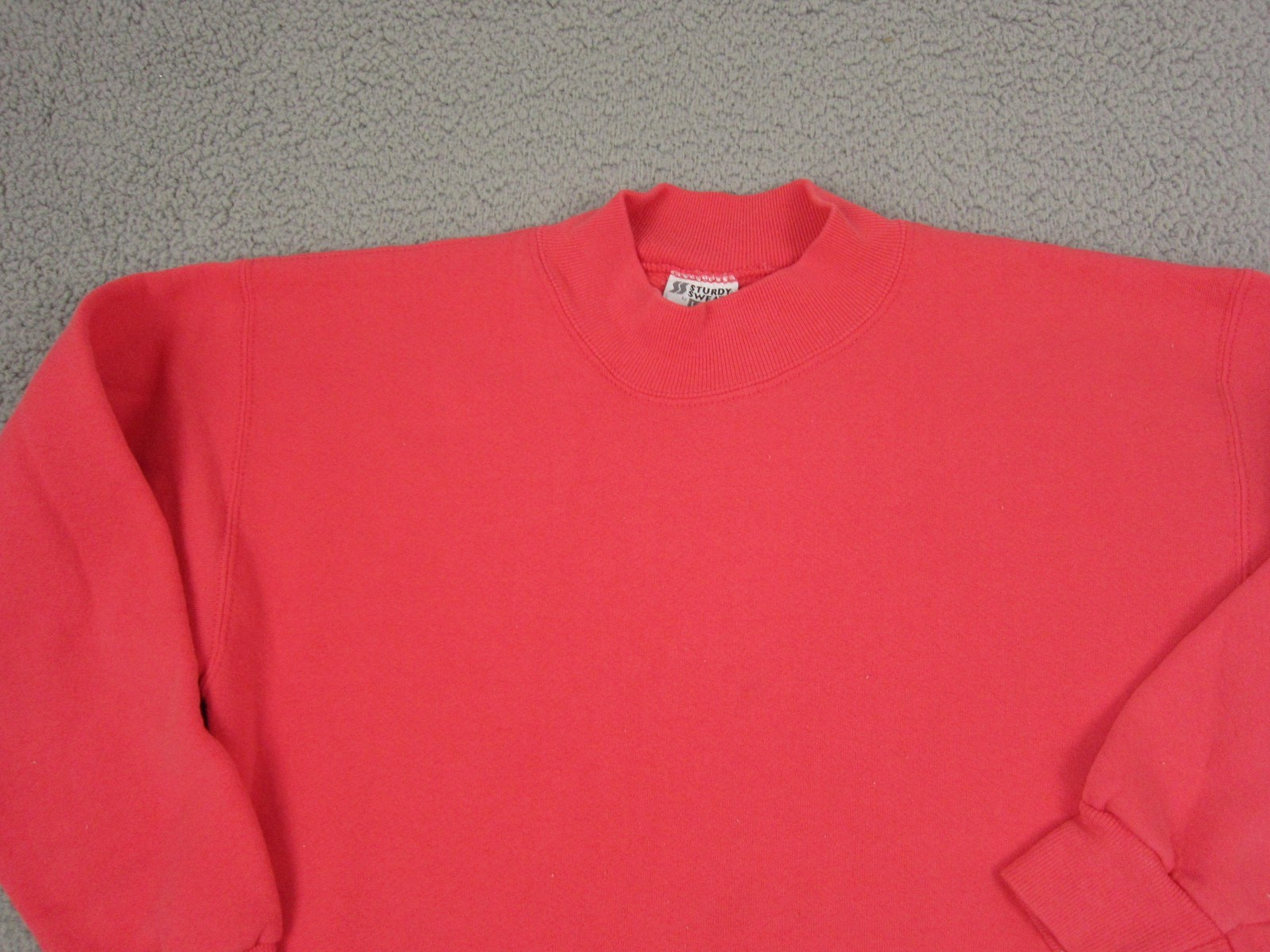 Vintage Lee Sturdy Sweats Sweatshirt Dress Womens OS One Size Red Fleece