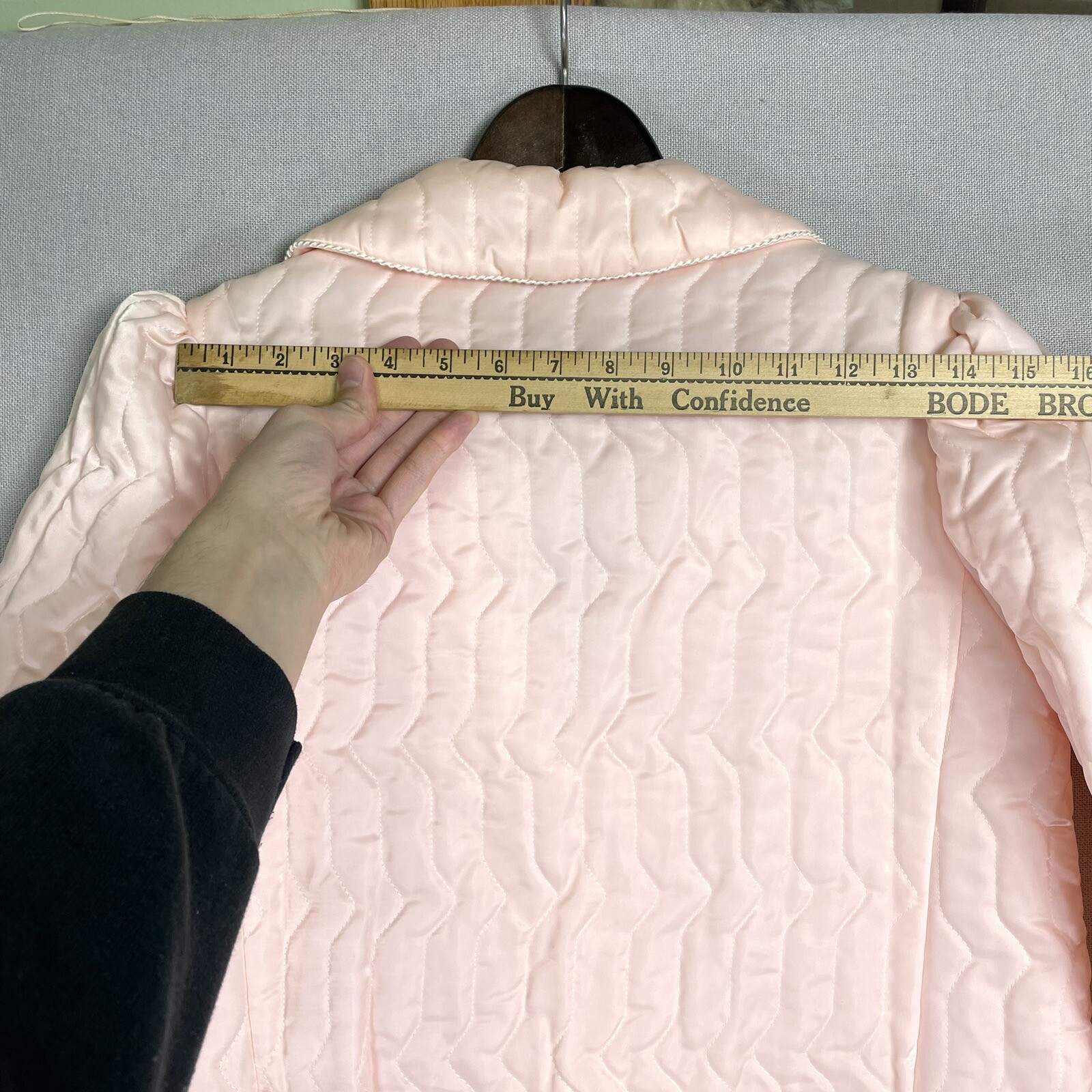 VINTAGE Christian Dior Lingerie Satin Lace Quilted Robe House Coat Sissy NOS!