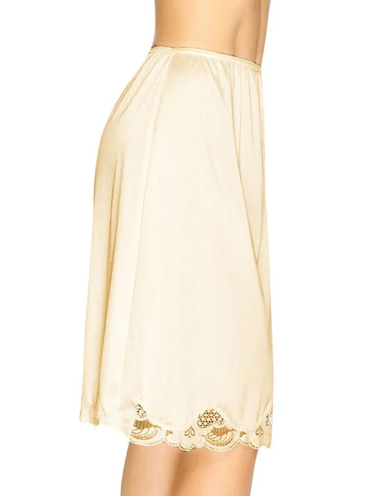 Ilusion Anti-Static Women Half slip Lace Slit 18″ 24″ Length Size S M L XL 2011