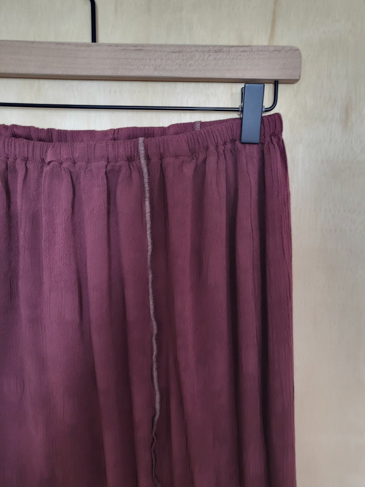 Size:14 SPENCER ALEXIS Vtg 2 Piece Top Skirt Burgundy Gothic Boho Romantic