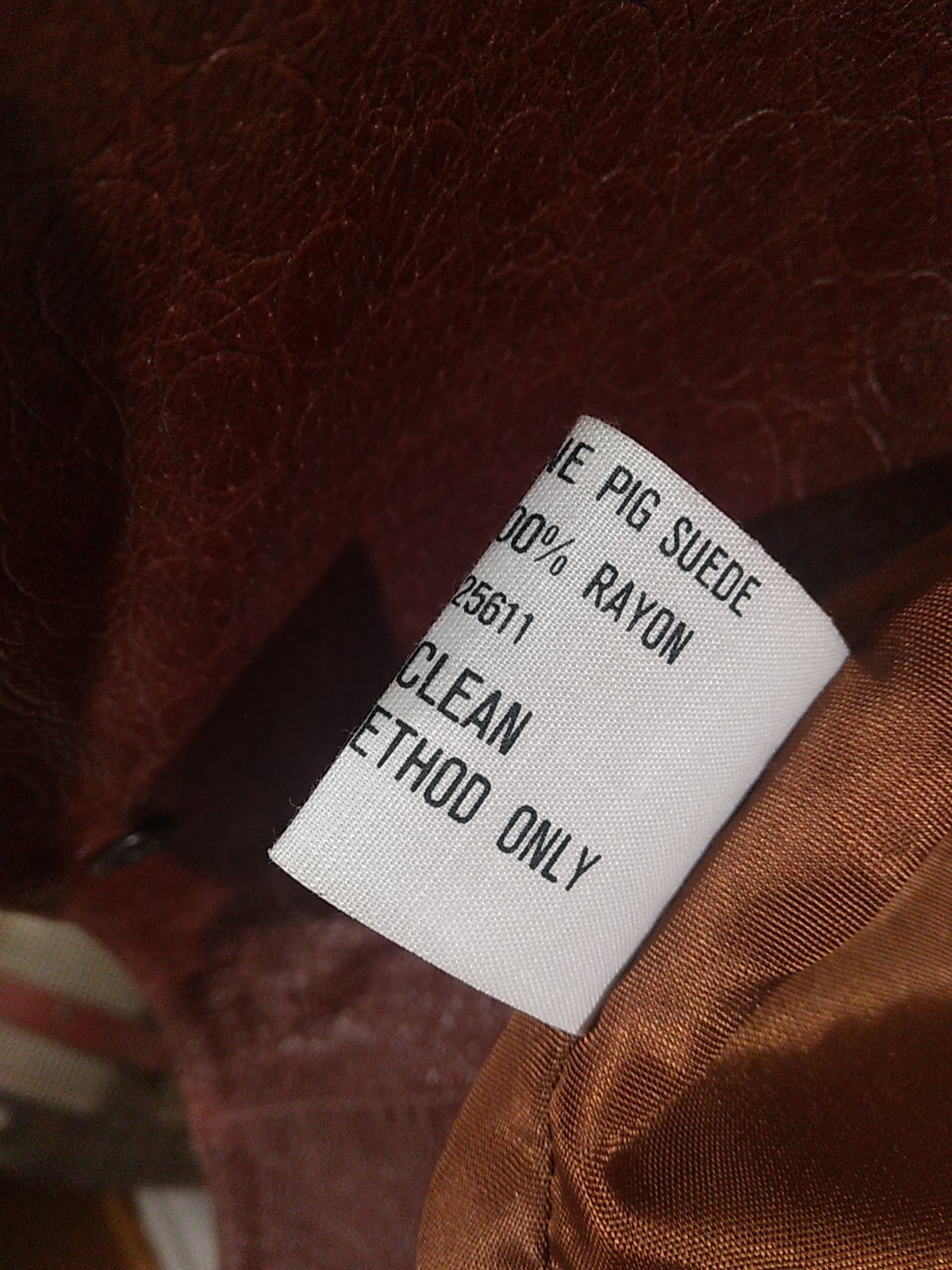 Avanti Genuine Pig Suede Brown BTN Down Jacket Size L Vintage Original Amazing!