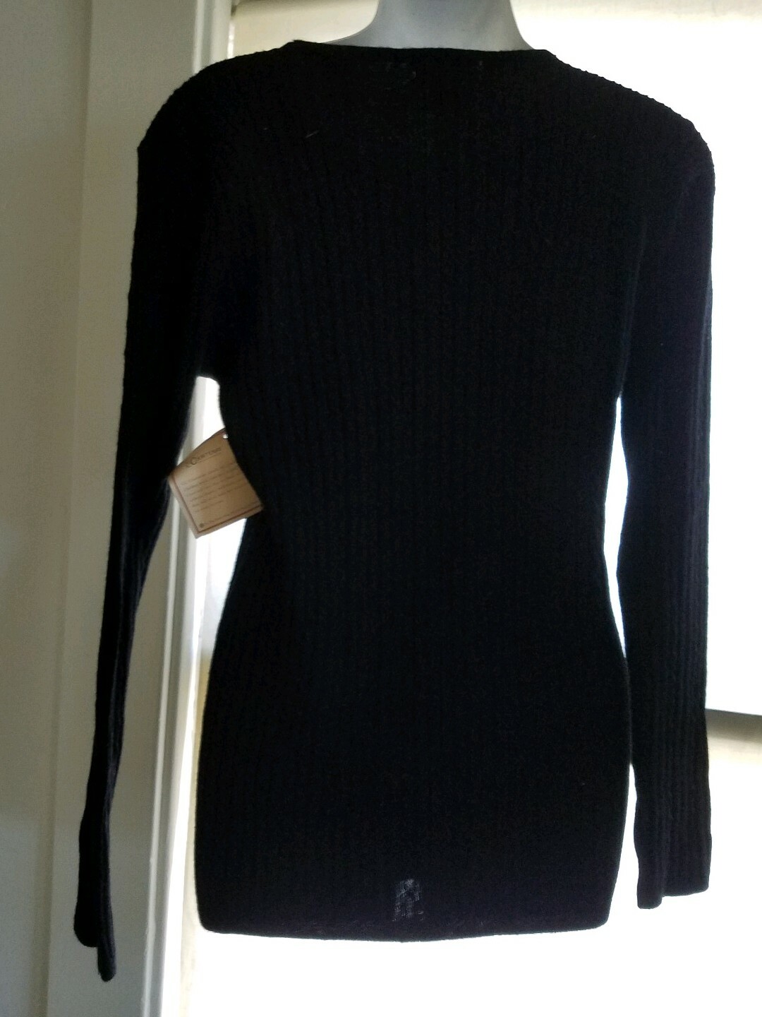 NWT VINTAGE CC COURTENAY WOMEN’S BLACK SWEATER SZ M