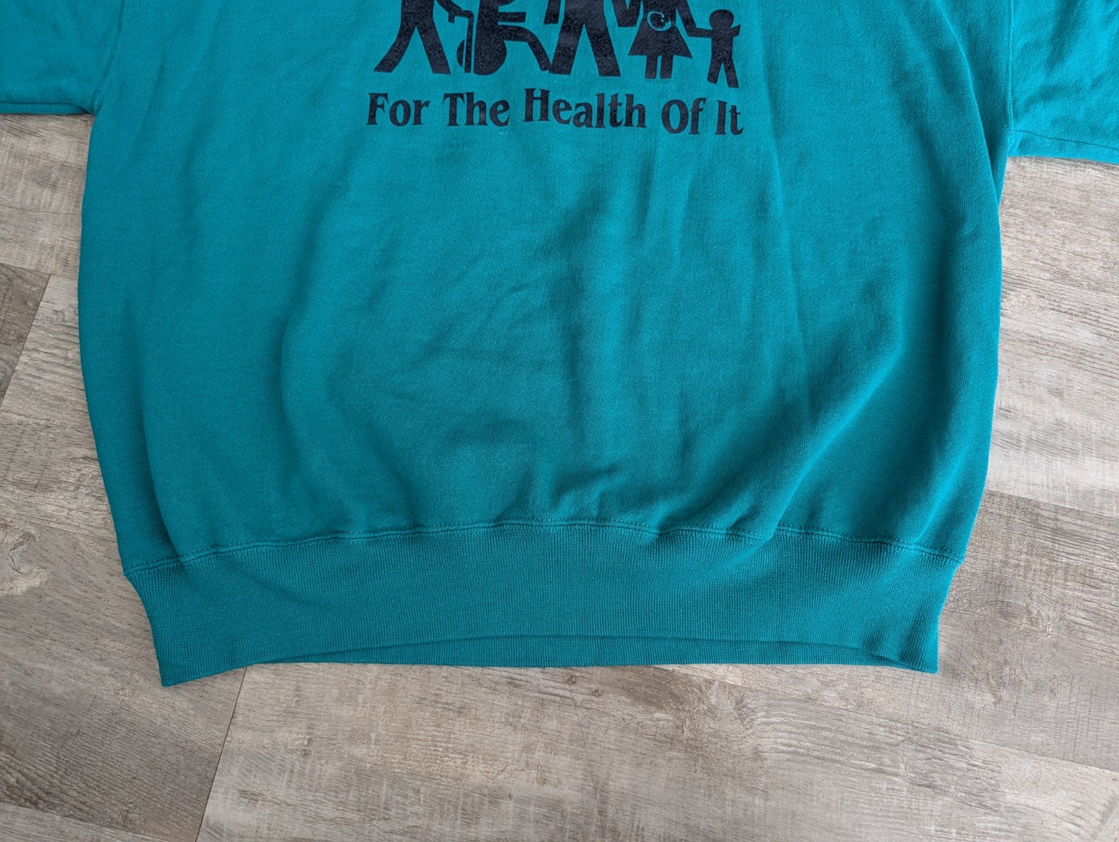Vtg Jerzees Super Sweats Sweatshirt USA Social Work For The Health Of It XL