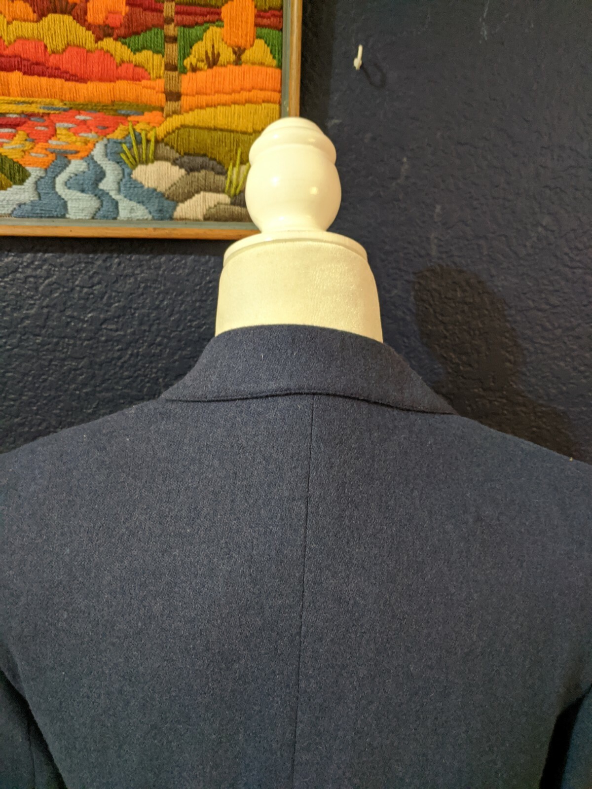 VTG Lord & Taylor Austin Hill Royal Blue One Button Blazer Jacket Sz 8 Medium M