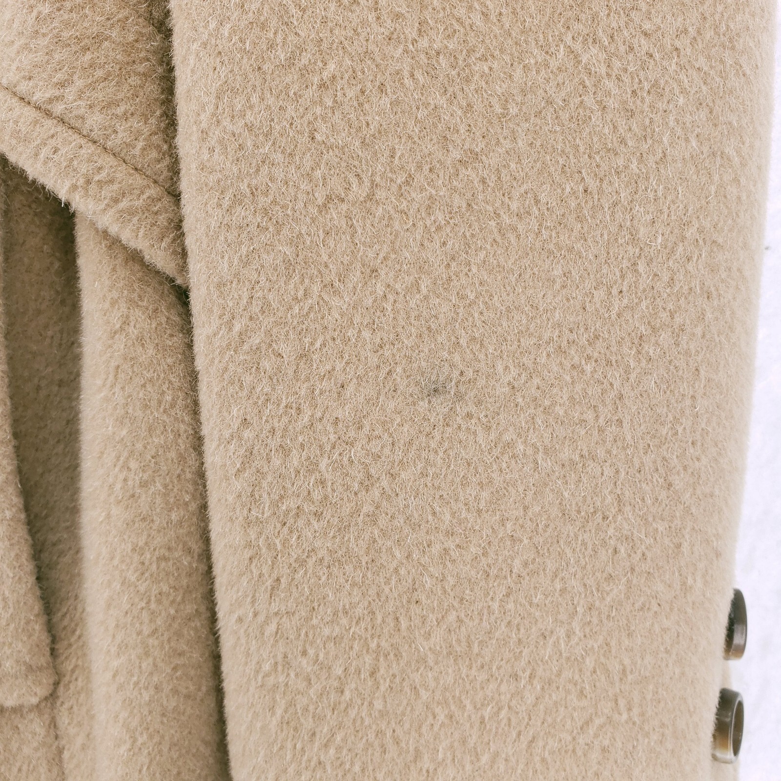 Vtg Lord Taylor Sports And Country Clothes Beige Tan Pea Coat Size MEDIUM?