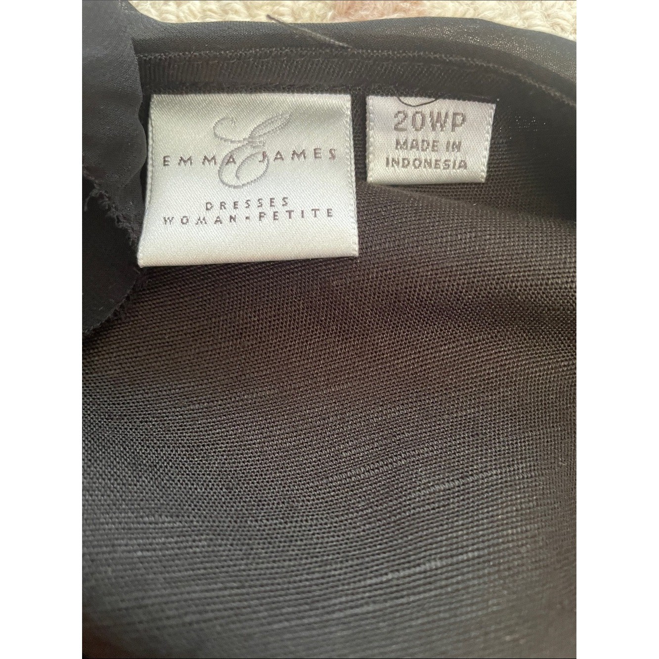 NWT VTG Emma James Black Sheer Ruffle Jacket Whimsigoth Fairy Size 20W Petite