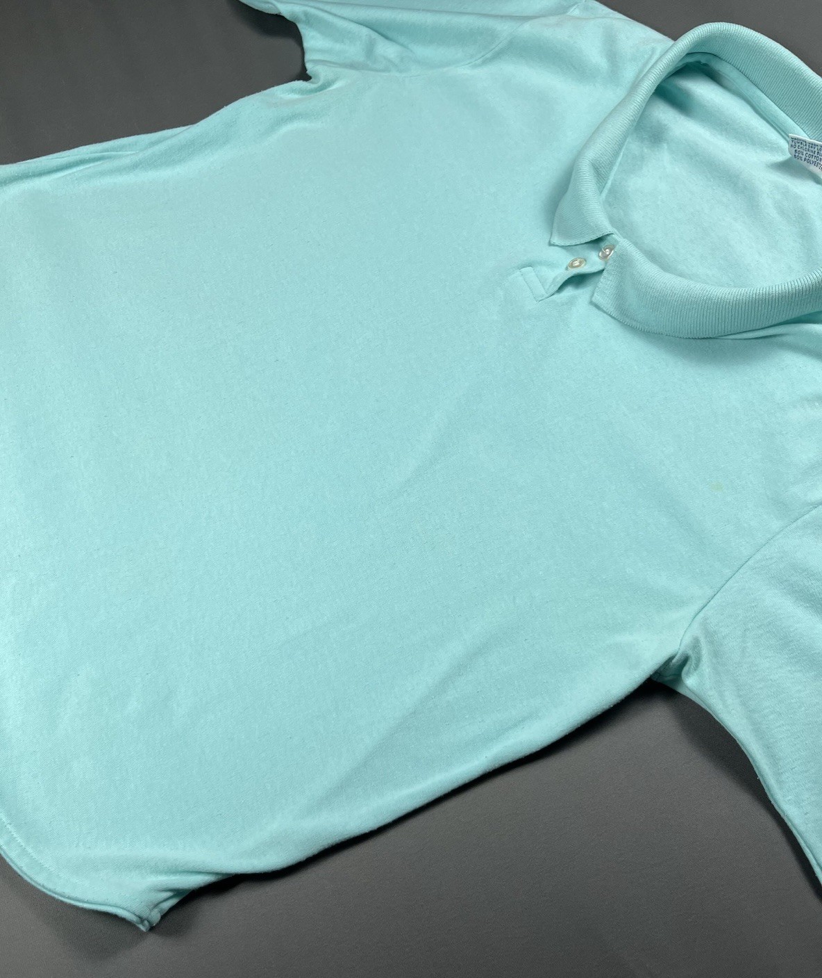 Vintage Chesterfield Woman Polo Shirt Size XL USA Made 80s Preppy Pastel