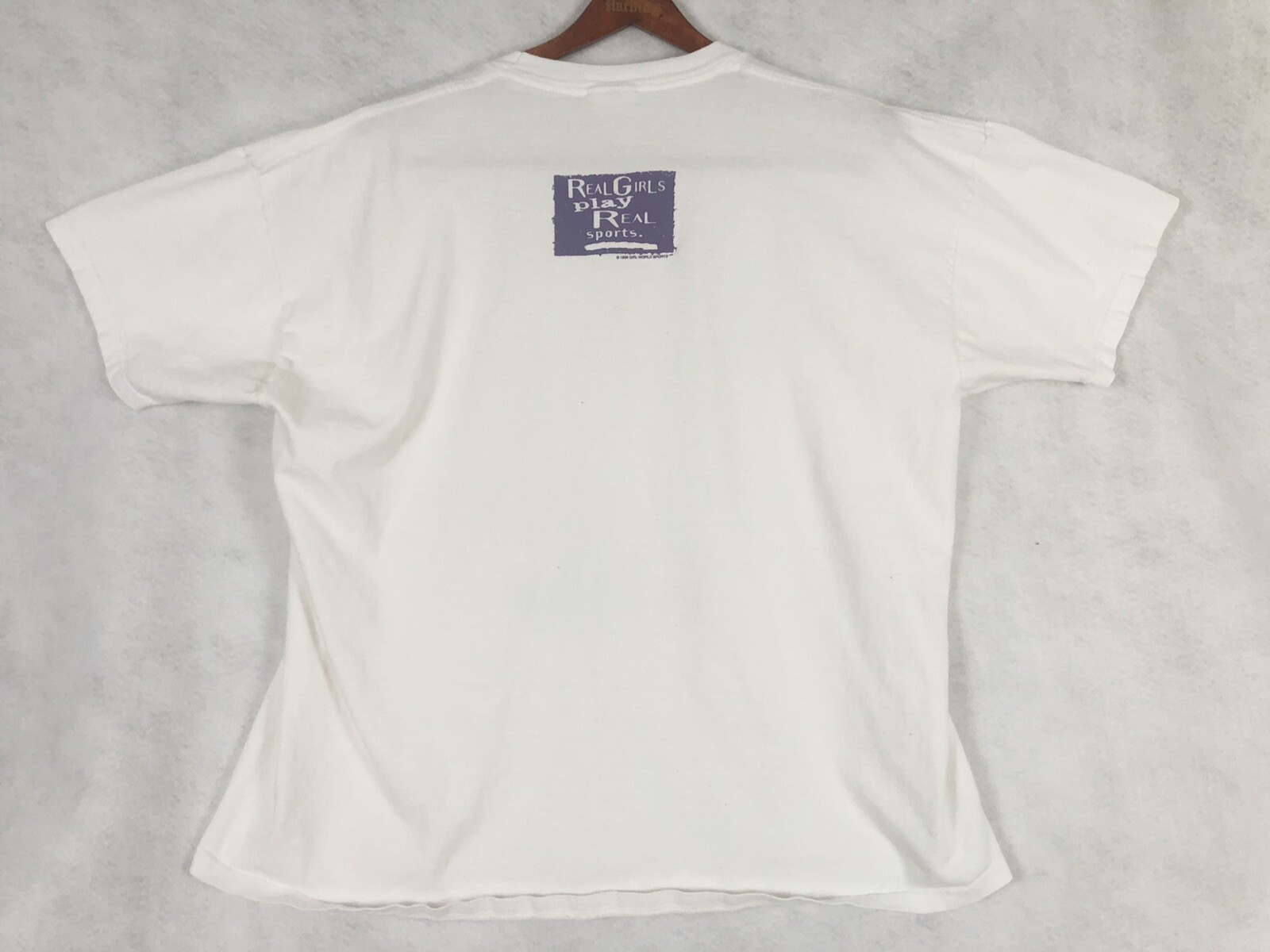 Vintage 1996 Girl’s Rule the Field Softball Real Girls Play Sports Shirt Sz XL
